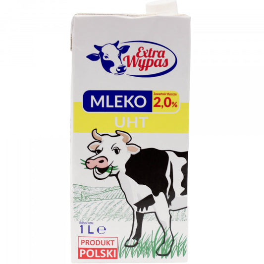 Mleko UHT Extra Wypas 2% 1l