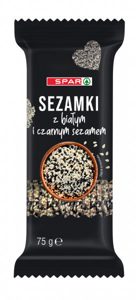 Sezamki Spar z białym i czarnym sezamem