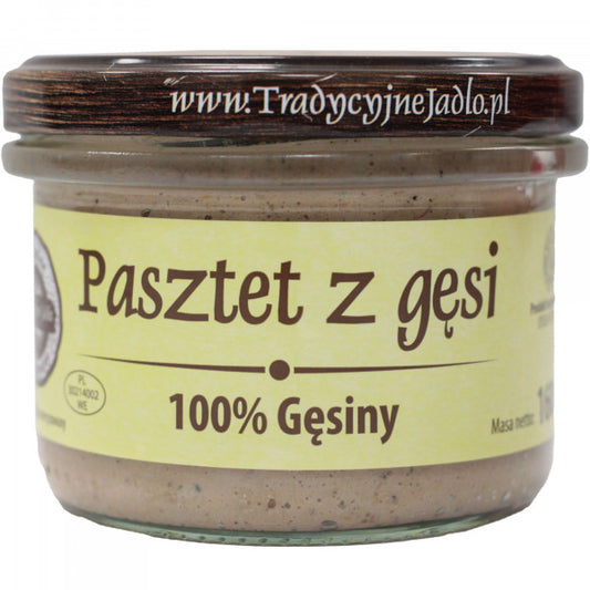 Pasztet tradycyjne jadło z gęsi 100% gęsiny