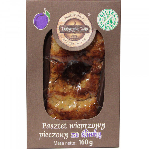 Pasztet wieprzowy pieczony ze śliwka