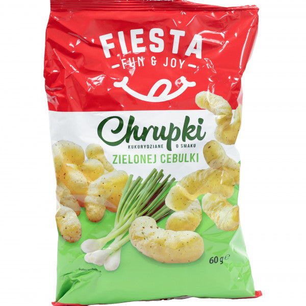 Chrupki Fiesta kukurydziane zielona cebulka