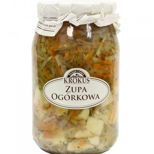 Zupa krokus ogórkowa 900g słoik