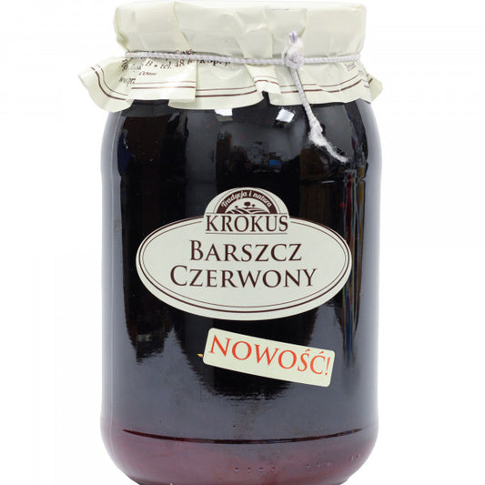 Zupa krokus barszcz czerwony 850g słoik