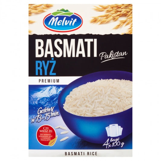Melvit Ryż basmati 4x100g/18szt