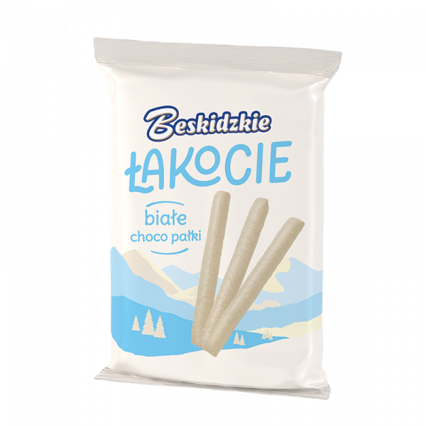 Beskidzkie Łakocie Białe Choco Pałki 140g