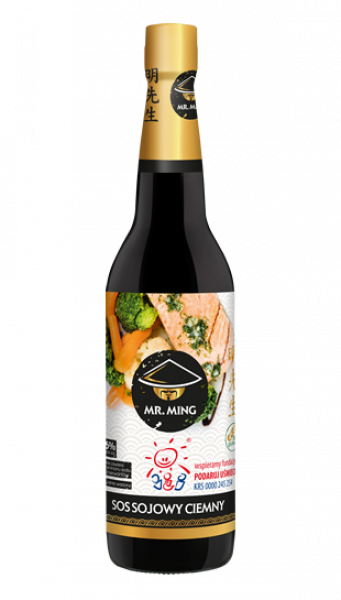 Sos Mr.Ming sojowy bezglutenowy ciemny