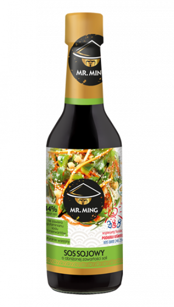 Sos sojowy o obniżonej zawartości soli