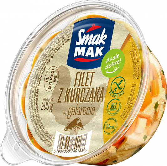 Filet z kurczaka  w galarecie 200g SmakMAK