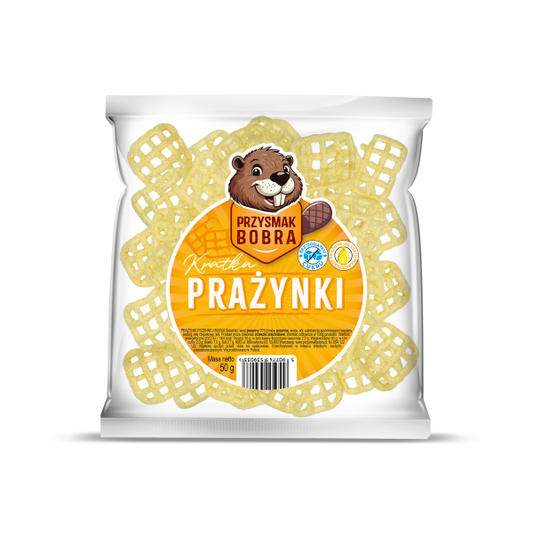 Prażynki Przysmak Bobra kratka