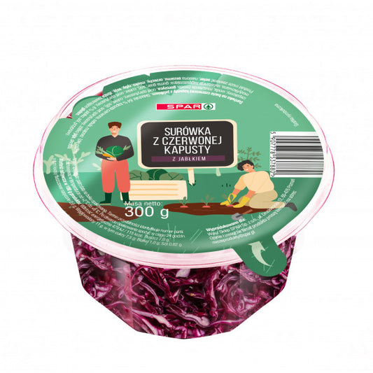 Surówka Spar firmowa z czerwonej kapusty z jabłkiem