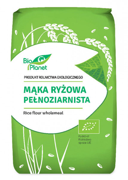 Bio Planet Mąka ryżowa pełnoziarnista 500 g