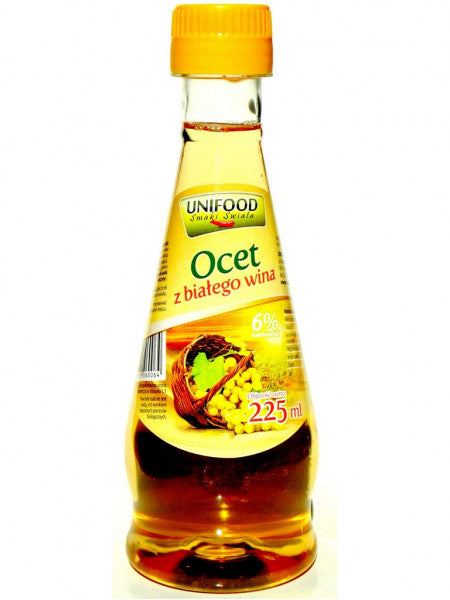 Ocet winny unifood biały 225 ml