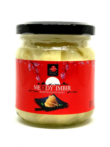 Imbir sakura marynowany biały 190g