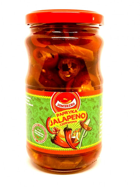 Papryka sombrero jalapeno czerwona 370 ml