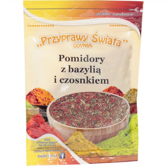 Pomidory z bazylią i czosnkiem