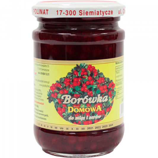 Borówka pasteryzowana niskosłodzona