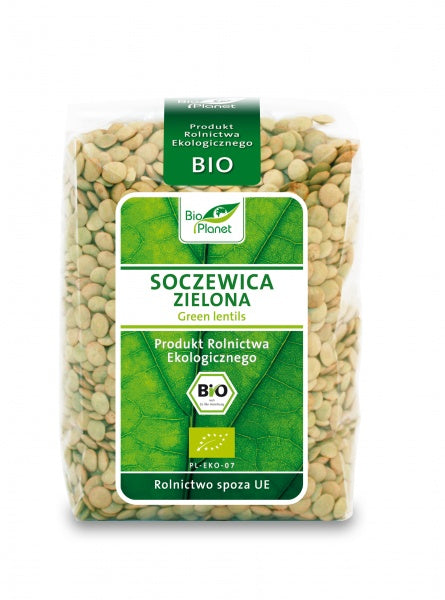 SOCZEWICA ZIELONA BIO 400 g - BIO PLANET