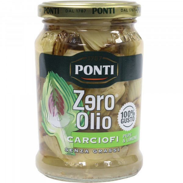Karczochy Ponti zero olio z pieprzem i cytryną