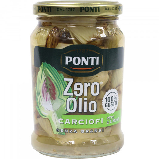 Karczochy Ponti zero olio z pieprzem i cytryną