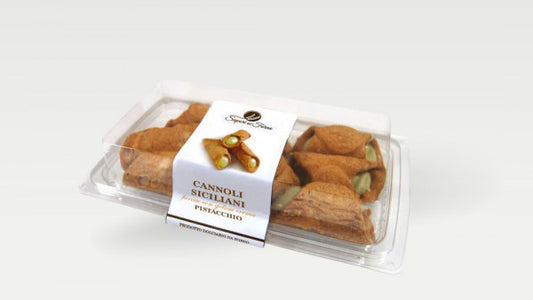 Ciastka Sapori Veri Cannoli sycylijskie krem pistacjowy