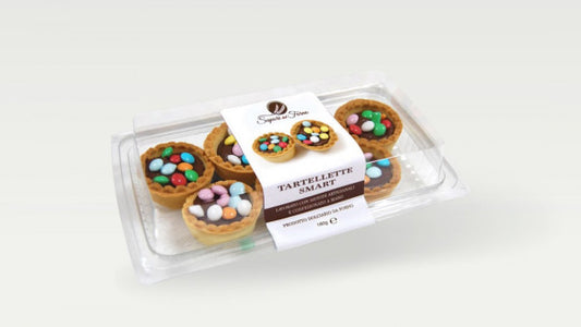 Ciastka Sapori Veri Tartaletki smart nadzienie czekoladowe