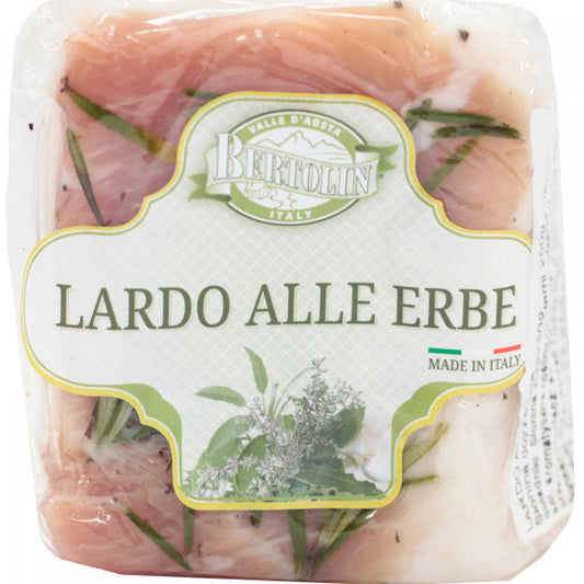 Słonina bertolin dojrzewająca z ziołami