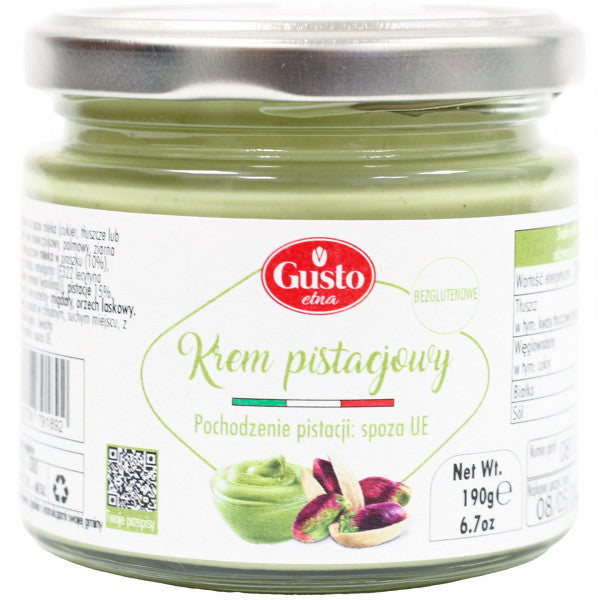 Krem do smarowania Gusto Etna Pistacjowy