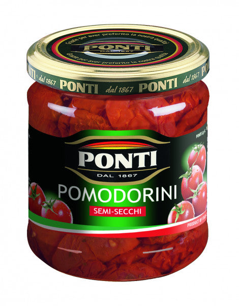 Ponti pomidory koktajlowe półsuszone w oleju 180g