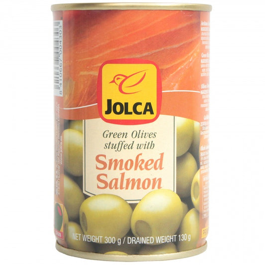 Jolca oliwki zielone z łososiem