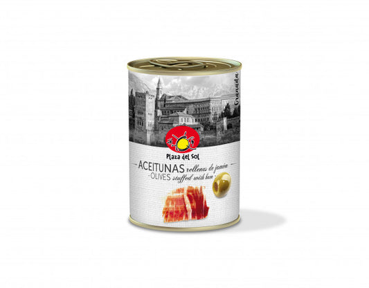 Oliwki nadziewane szynką serrano plaza del sol